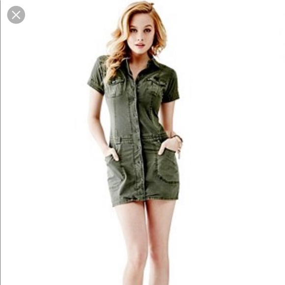 Guess Dresses & Skirts - Guess Dress green